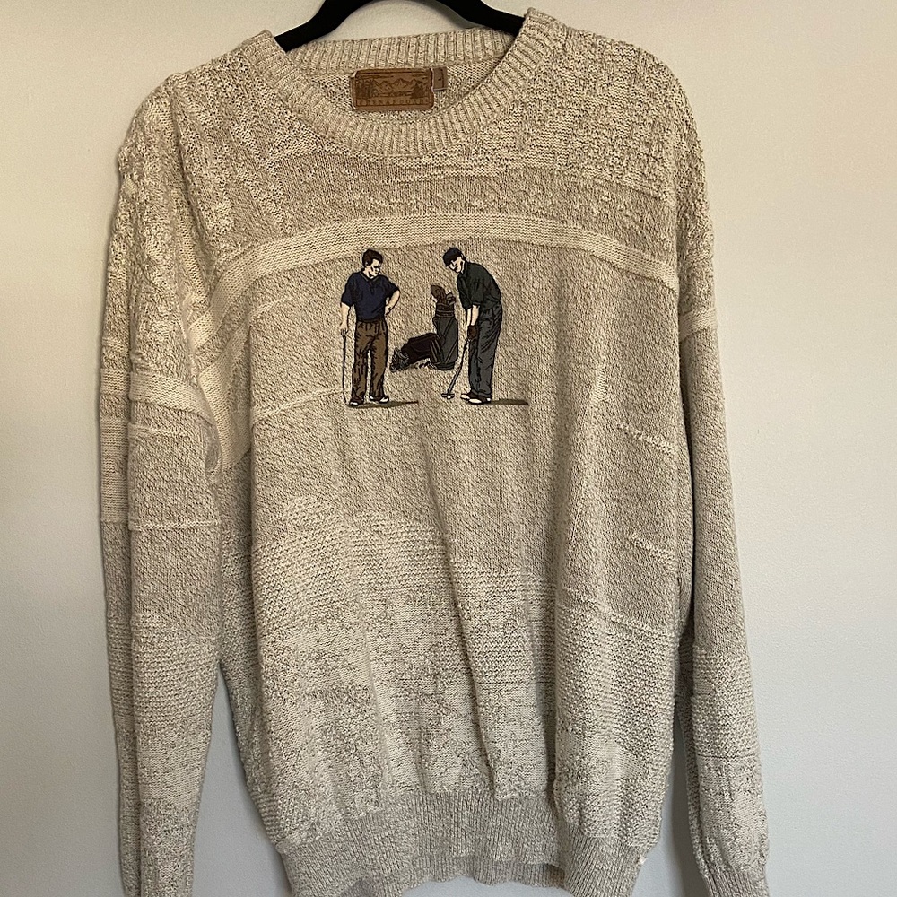 Vintage Shenandoah Golf Sweater Size L Pullover
